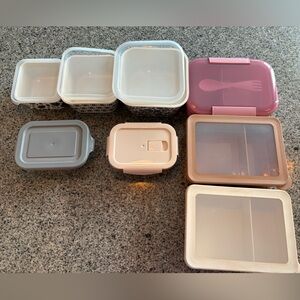 Target Pink and Gray Food Storage Set